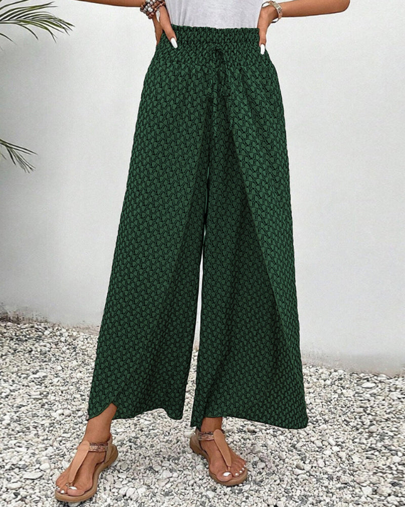 Anaïs – Pantalon d'été confortable avec jambes élastiques et cordon réglable pour un ajustement parfait