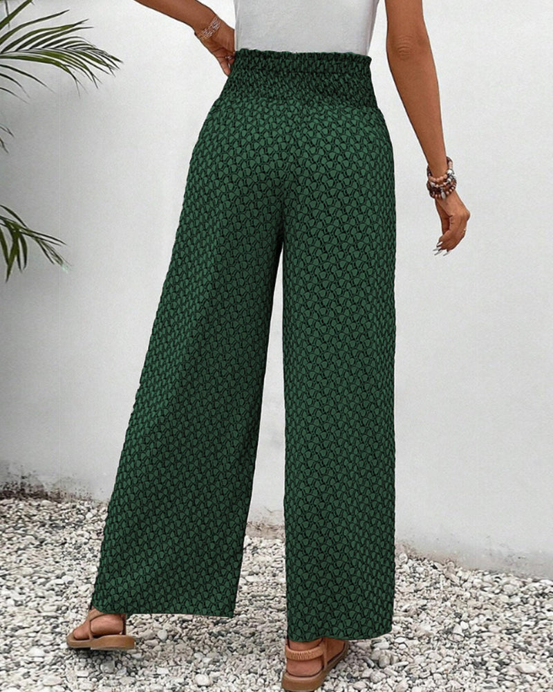Anaïs – Pantalon d'été confortable avec jambes élastiques et cordon réglable pour un ajustement parfait