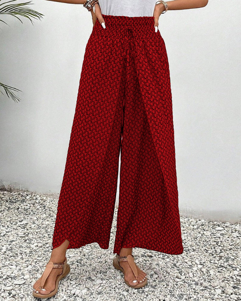 Anaïs – Pantalon d'été confortable avec jambes élastiques et cordon réglable pour un ajustement parfait