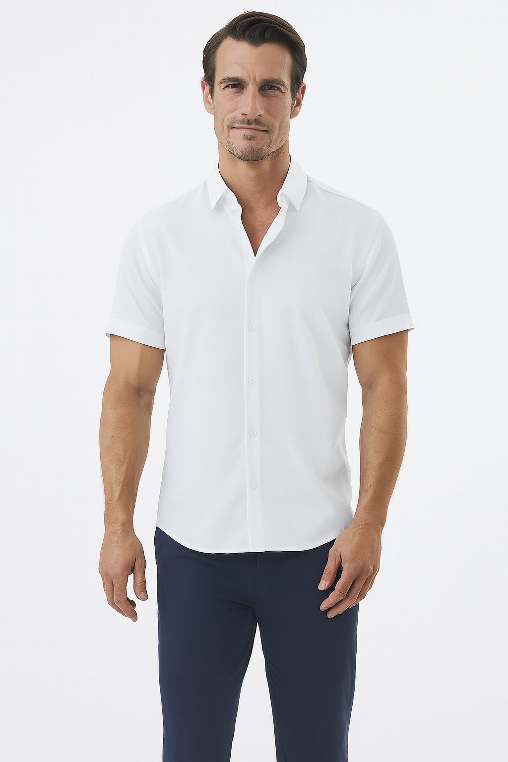 Luca - Chemise en lin d'été élégante et confortable pour un style décontracté