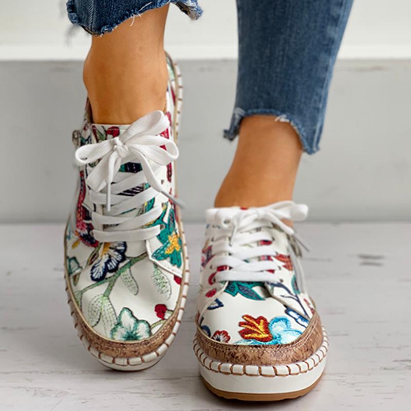 Florence – Chaussures élégantes pour femmes avec motif floral