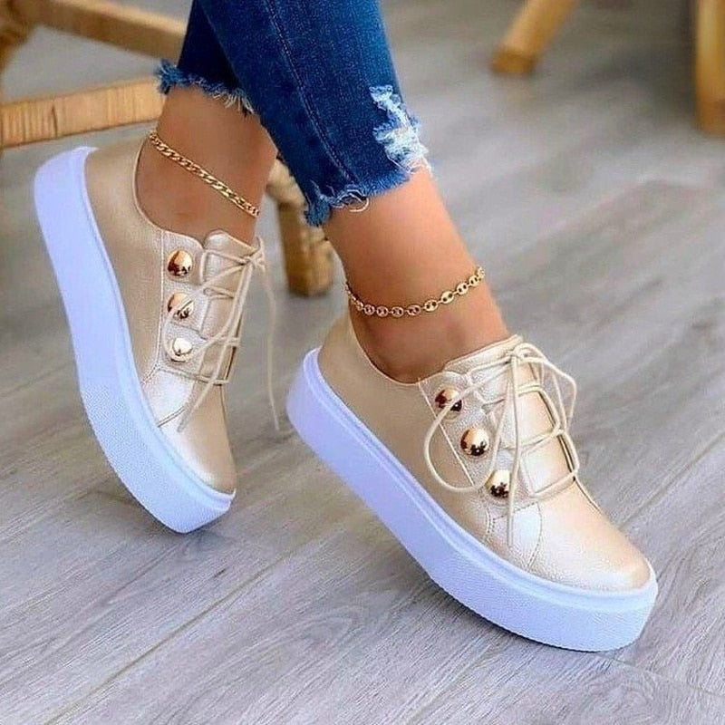 Élina – Baskets en cuir colorées au style élégant
