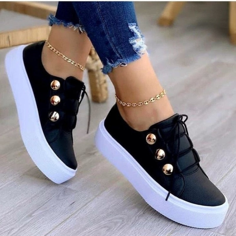 Élina – Baskets en cuir colorées au style élégant