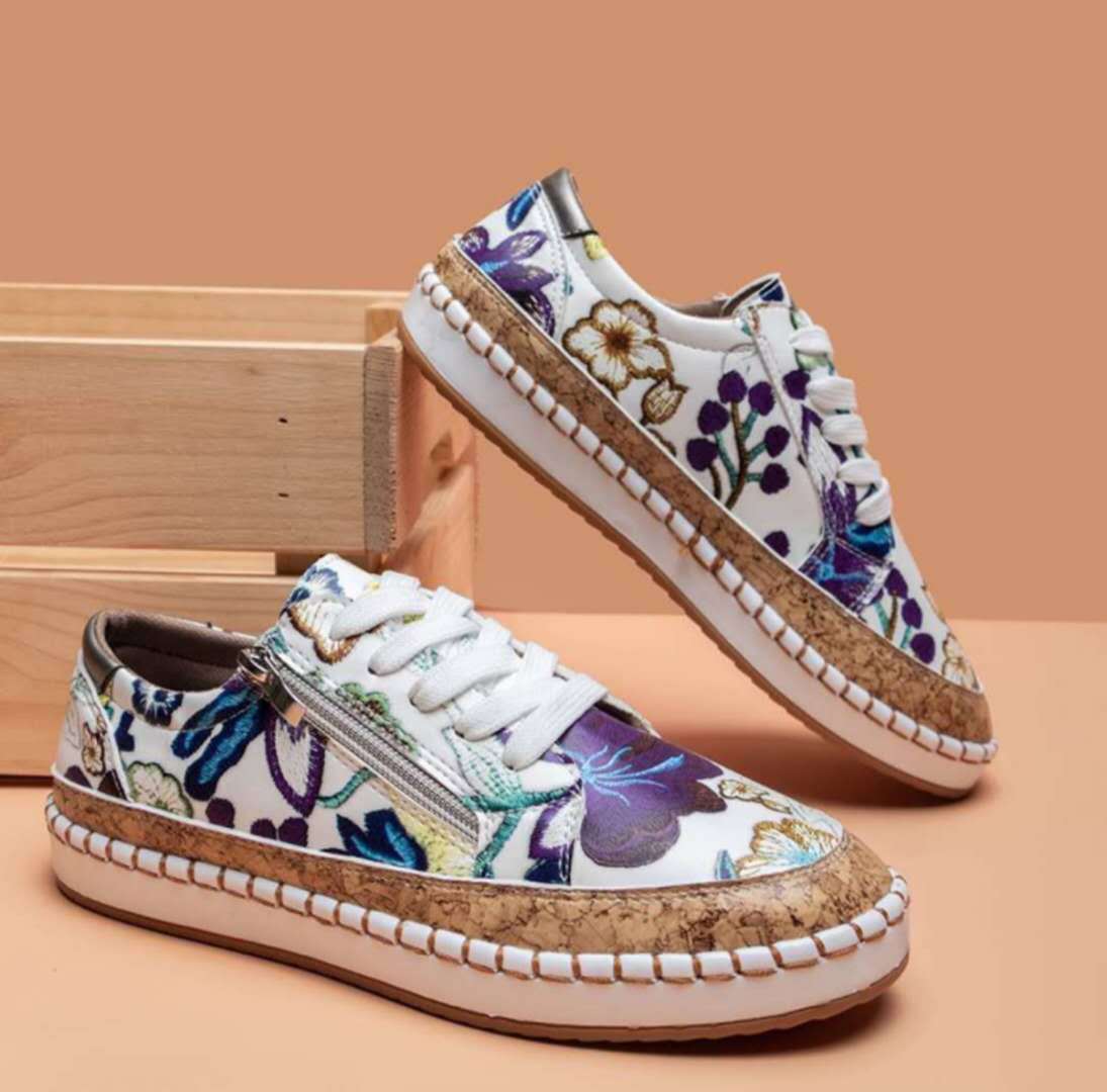 Florence – Chaussures élégantes pour femmes avec motif floral