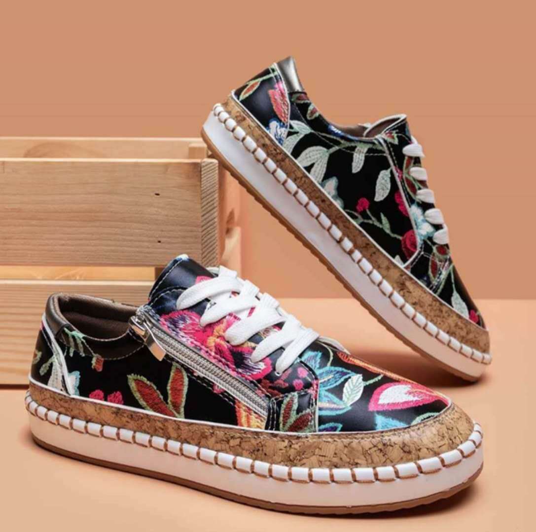 Florence – Chaussures élégantes pour femmes avec motif floral