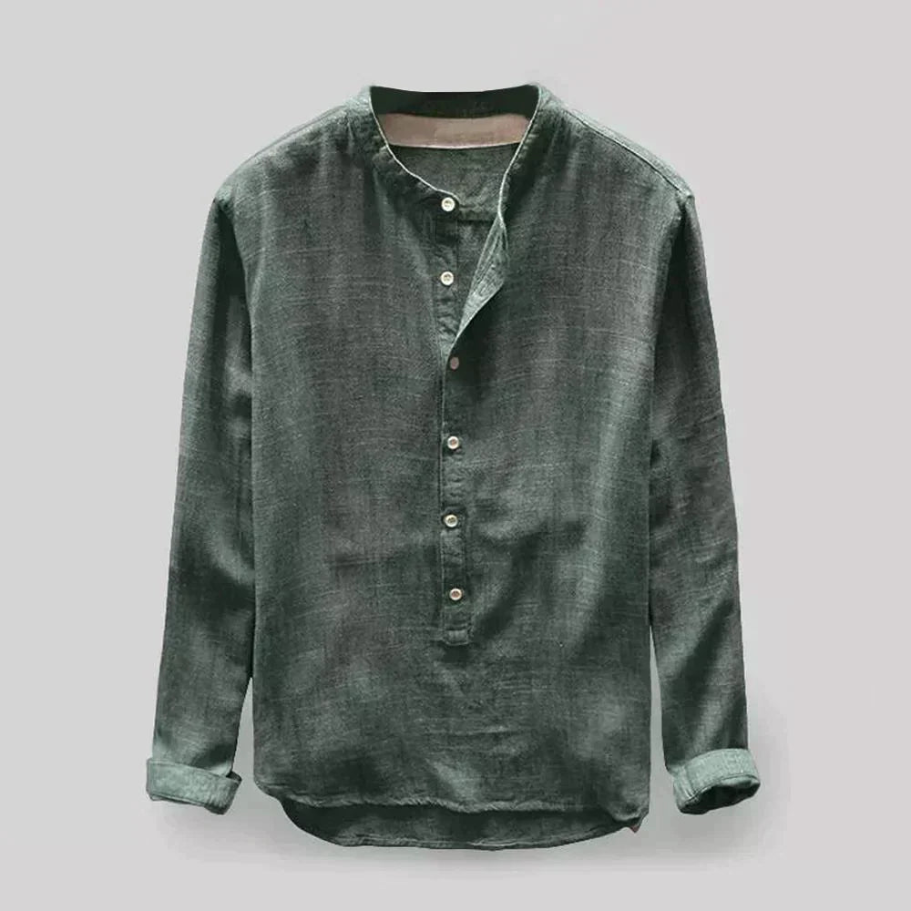 Jeremy – Chemise en lin élégante pour homme, alliant confort et style
