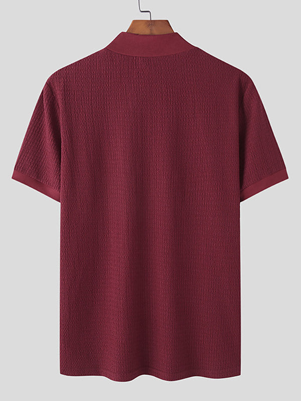 Conrad – Pull élégant à col roulé et manches courtes, alliant confort moderne et style tendance
