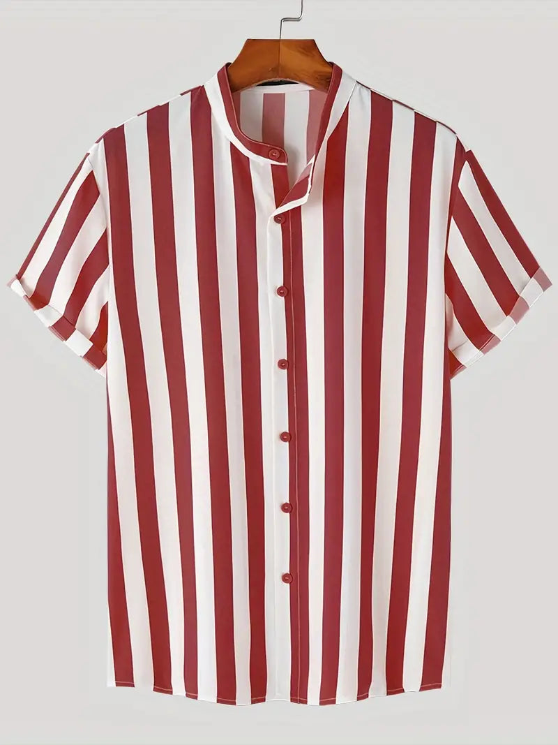 John – Chemise à rayures élégantes pour homme, à la fois moderne et confortable