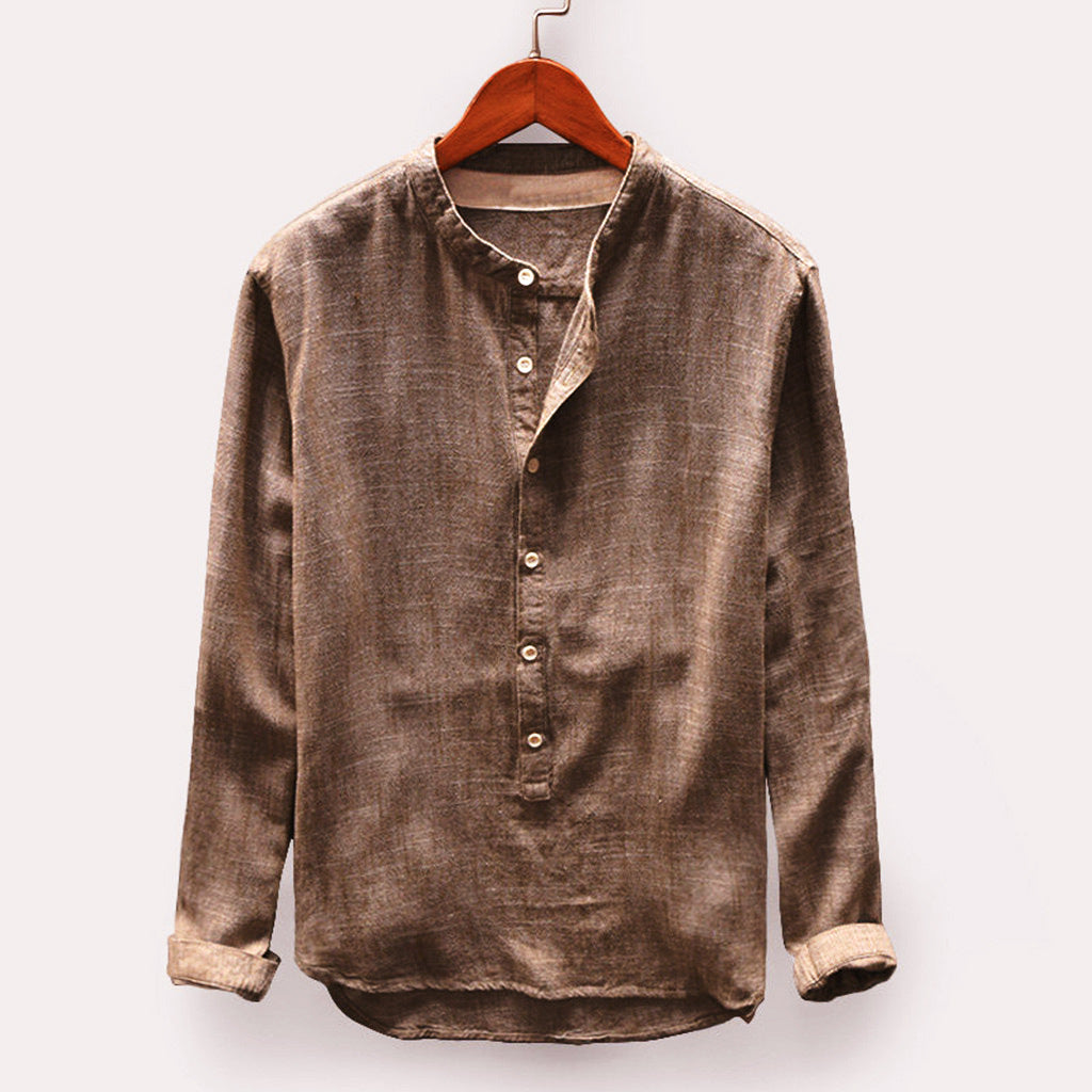 Jeremy – Chemise en lin élégante pour homme, alliant confort et style