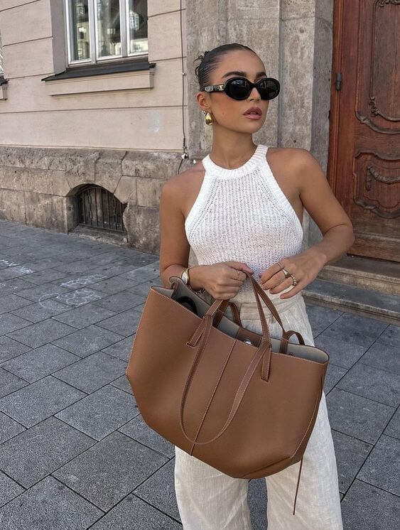 Clara – Sac fourre-tout vintage, élégant et résistant