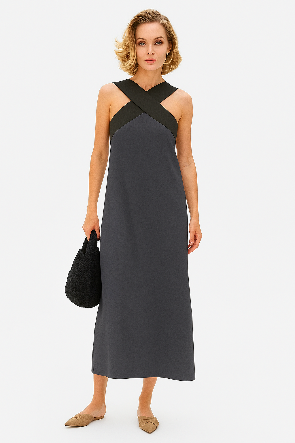 Delphine | Robe portefeuille élégante pour un look sophistiqué et élégant