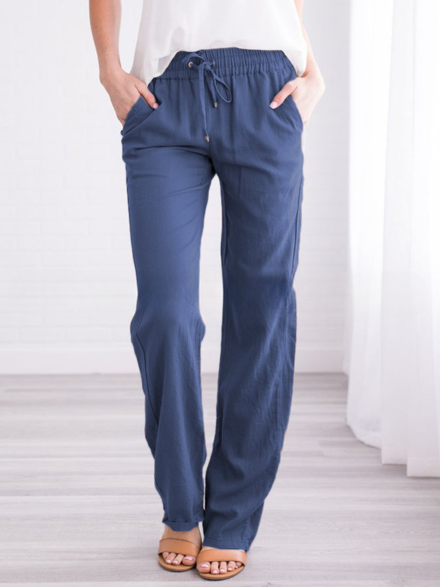 Élise – Pantalon de détente confortable et respirant avec ceinture élastique pour un confort optimal