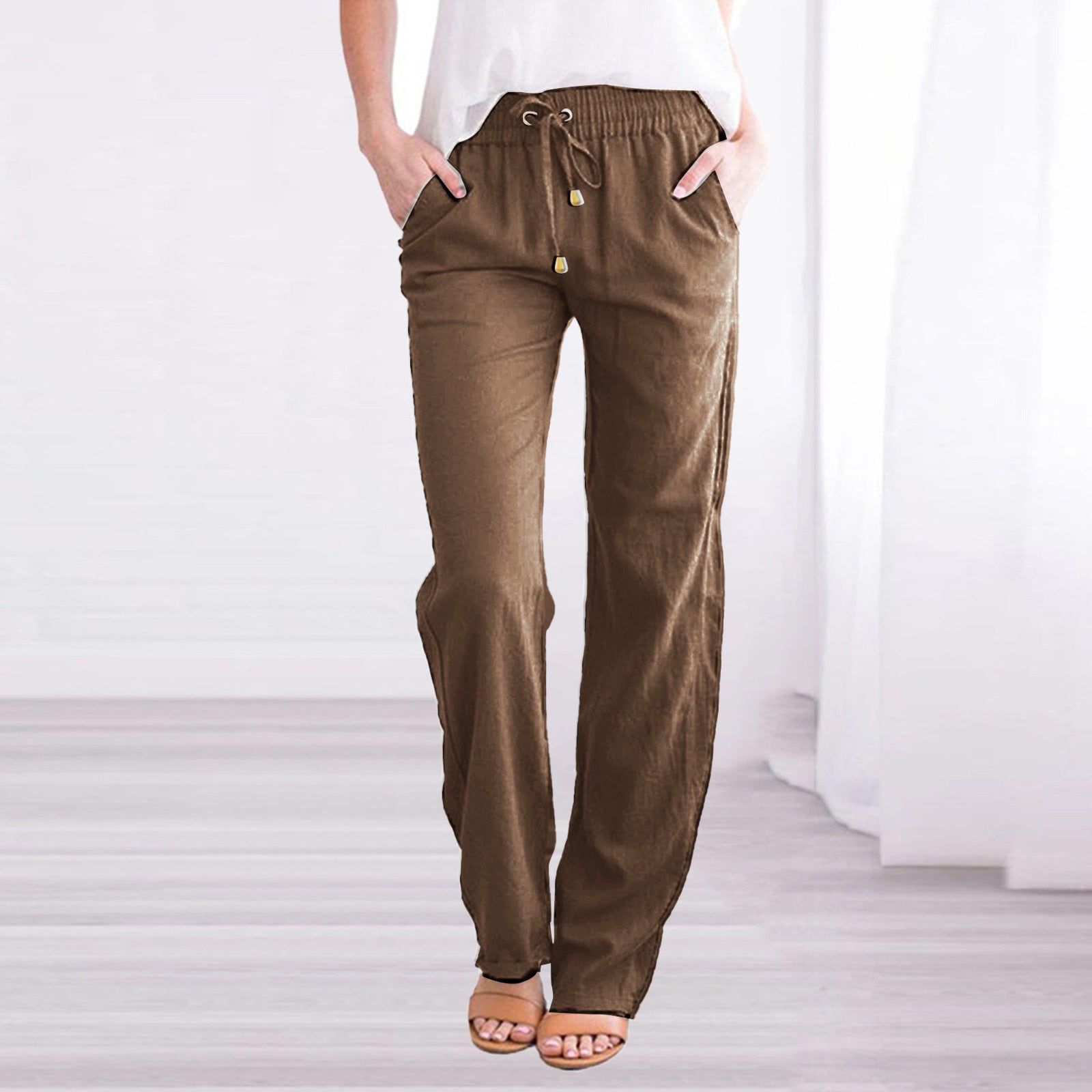 Élise – Pantalon de détente confortable et respirant avec ceinture élastique pour un confort optimal