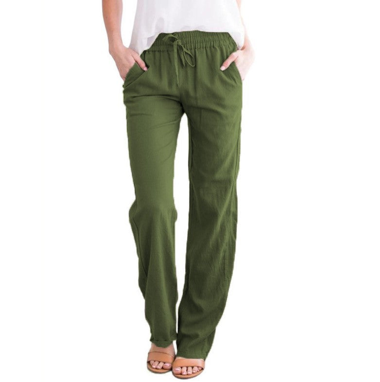 Élise – Pantalon de détente confortable et respirant avec ceinture élastique pour un confort optimal