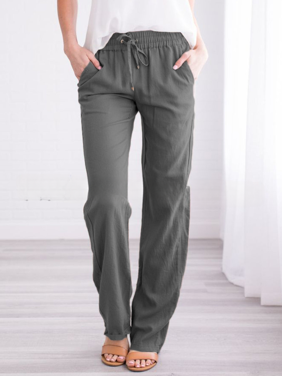 Élise – Pantalon de détente confortable et respirant avec ceinture élastique pour un confort optimal