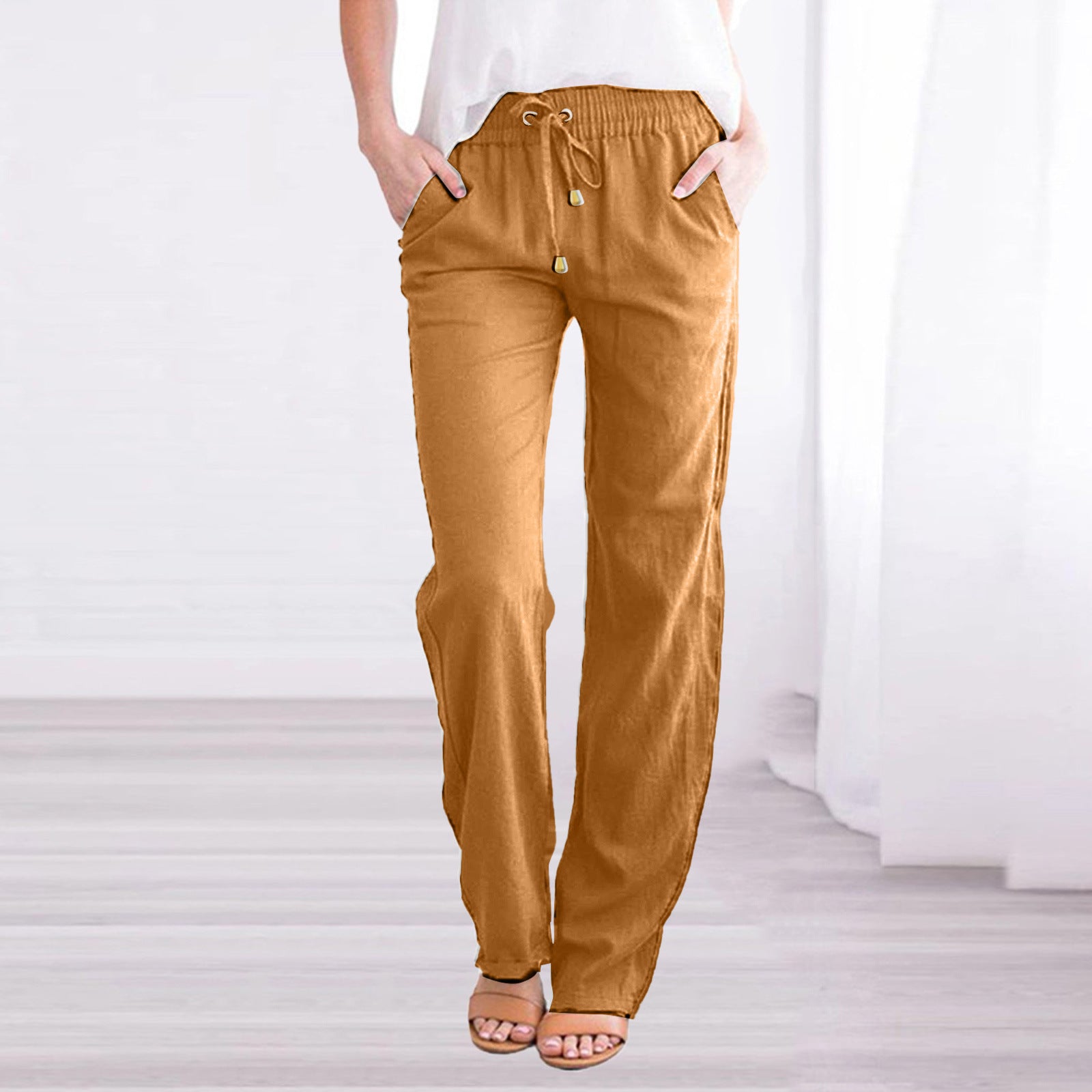 Élise – Pantalon de détente confortable et respirant avec ceinture élastique pour un confort optimal