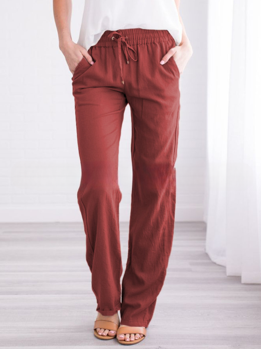 Élise – Pantalon de détente confortable et respirant avec ceinture élastique pour un confort optimal