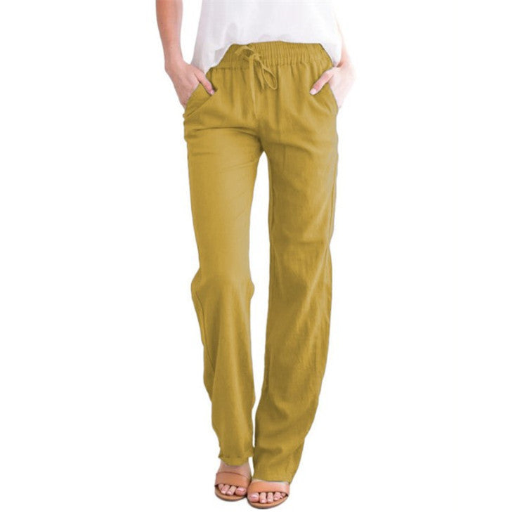 Élise – Pantalon de détente confortable et respirant avec ceinture élastique pour un confort optimal