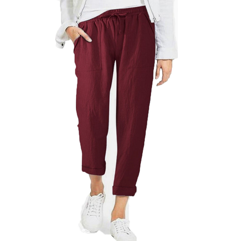 Élise – Pantalon de détente confortable et respirant avec ceinture élastique pour un confort optimal