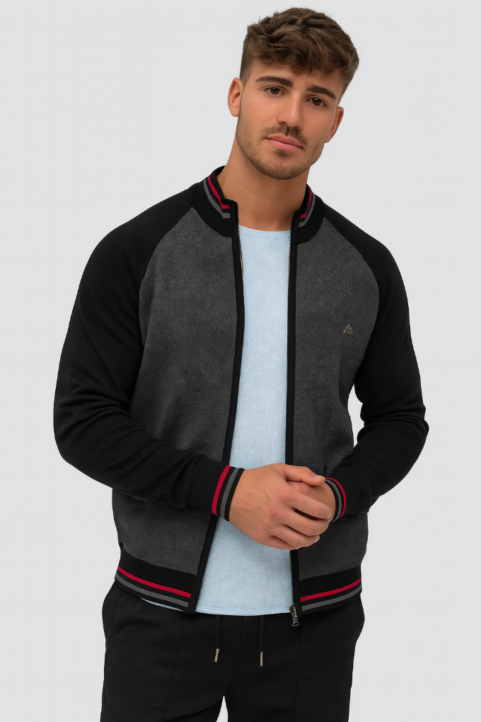 Sweat-shirt élégant pour hommes avec col rond – Design de luxe par Thomas