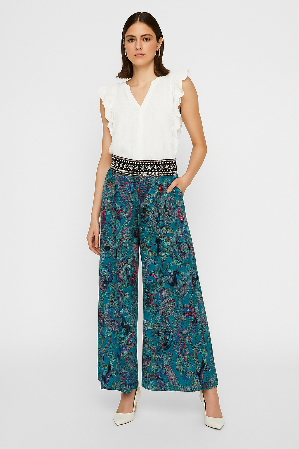 Greta – Pantalon confortable et léger avec taille élastique pour un confort optimal