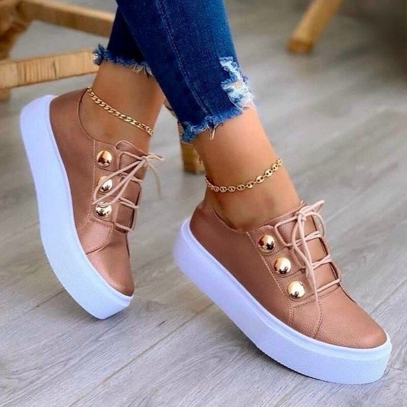 Élina – Baskets en cuir colorées au style élégant