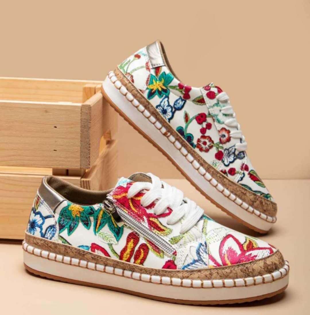 Florence – Chaussures élégantes pour femmes avec motif floral