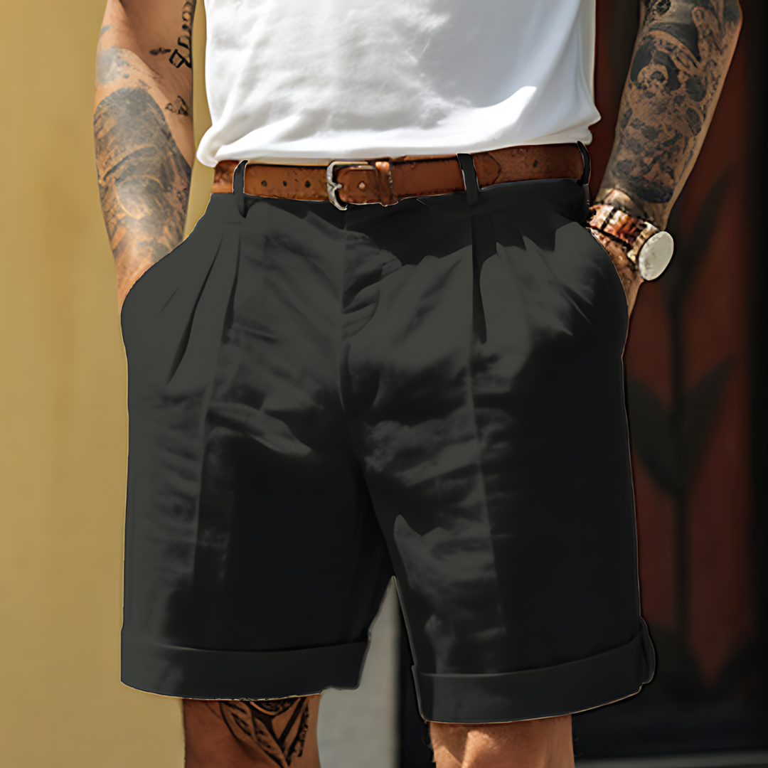 Lucas – Shorts élégants pour hommes en coton, parfaits pour toutes les occasions