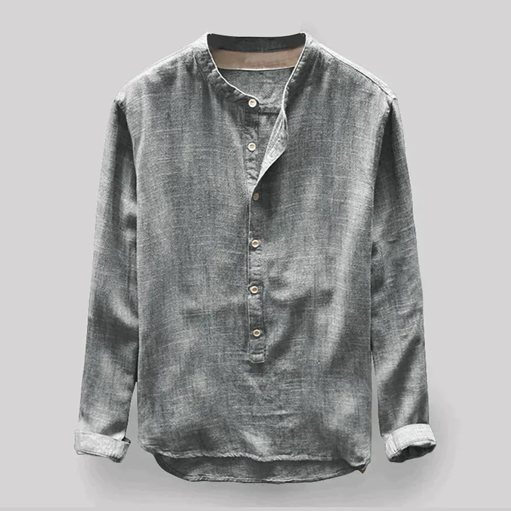 Jeremy – Chemise en lin élégante pour homme, alliant confort et style