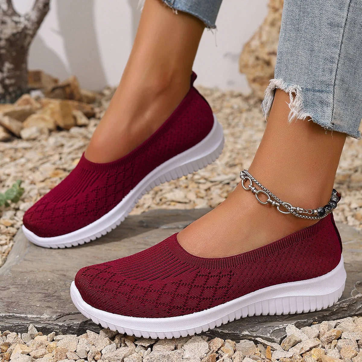 Sofina - Chaussons Confortables, Respirants et Antidérapants pour un Confort Inégalé