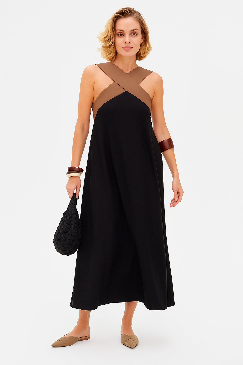 Delphine | Robe portefeuille élégante pour un look sophistiqué et élégant