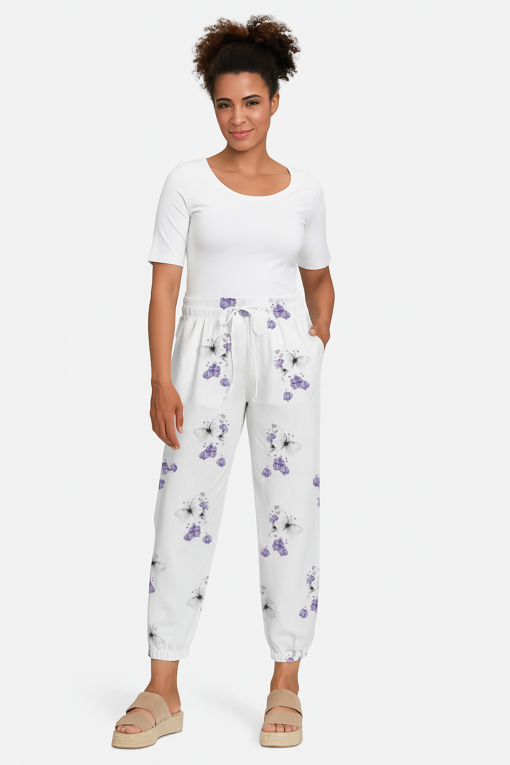 Rive | Pantalon élégant en coton de luxe et lin pour un confort stylé