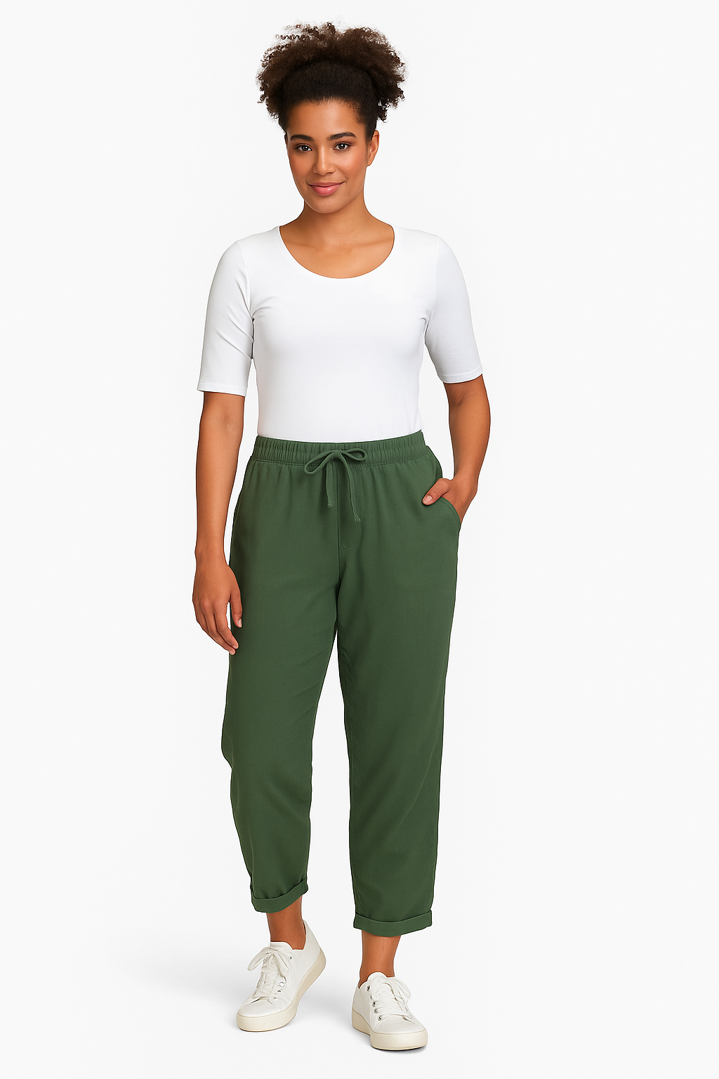 Rive | Pantalon élégant en coton de luxe et lin pour un confort stylé