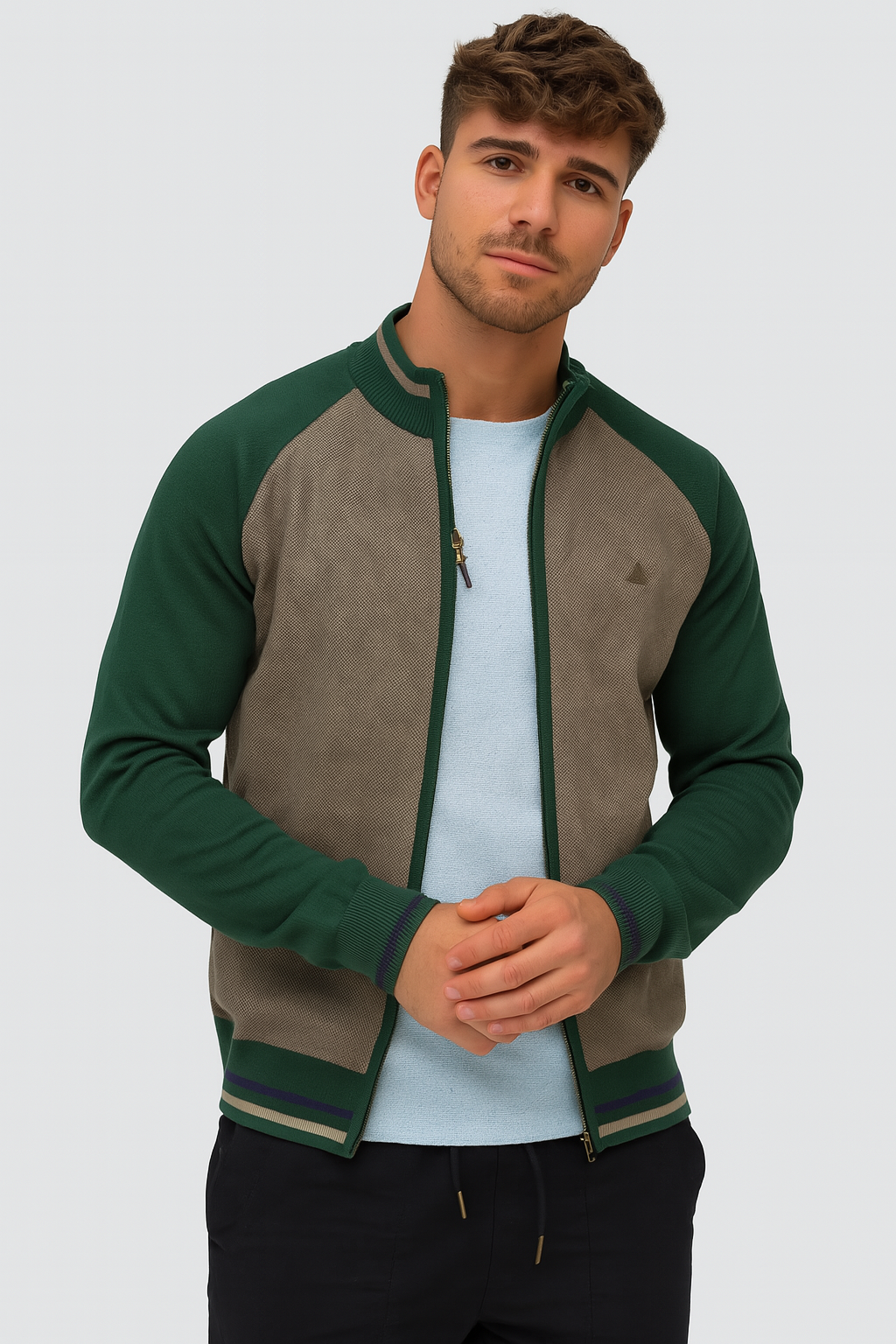 Sweat-shirt élégant pour hommes avec col rond – Design de luxe par Thomas