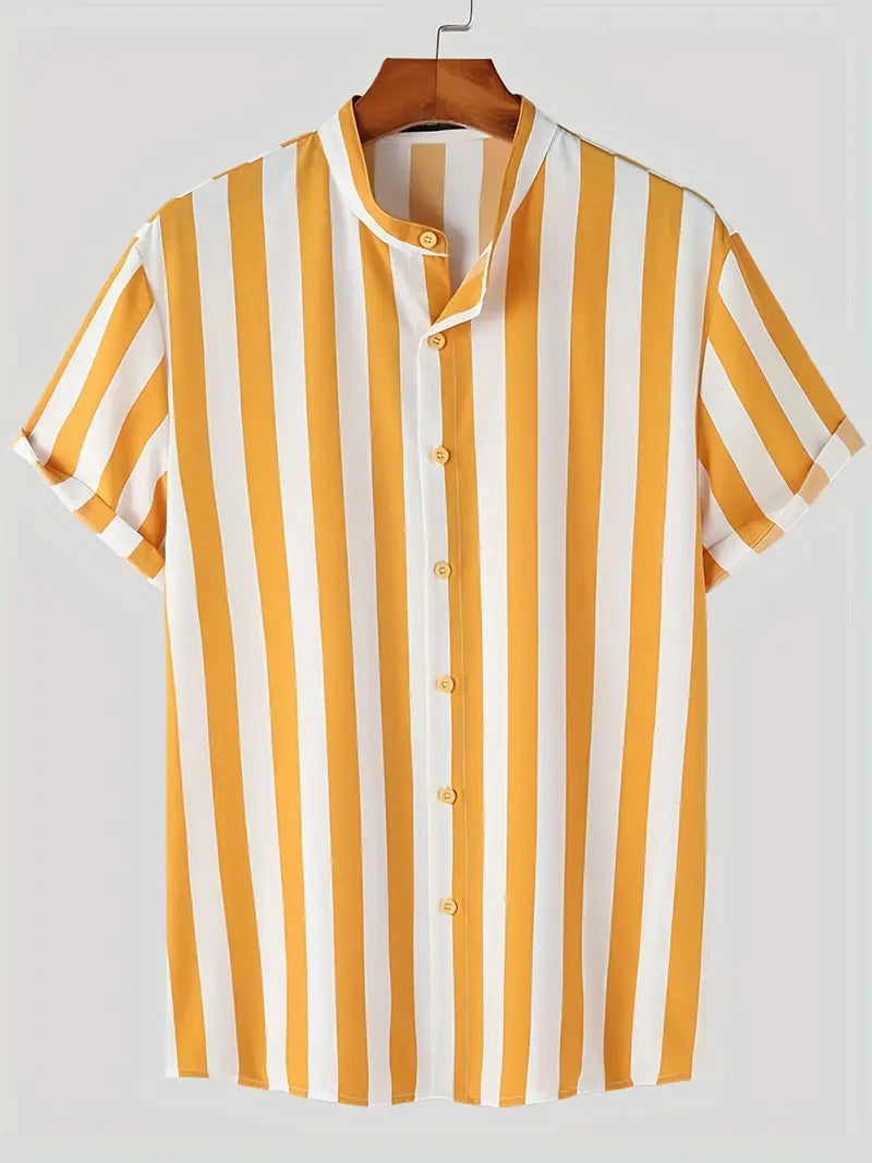 John – Chemise à rayures élégantes pour homme, à la fois moderne et confortable