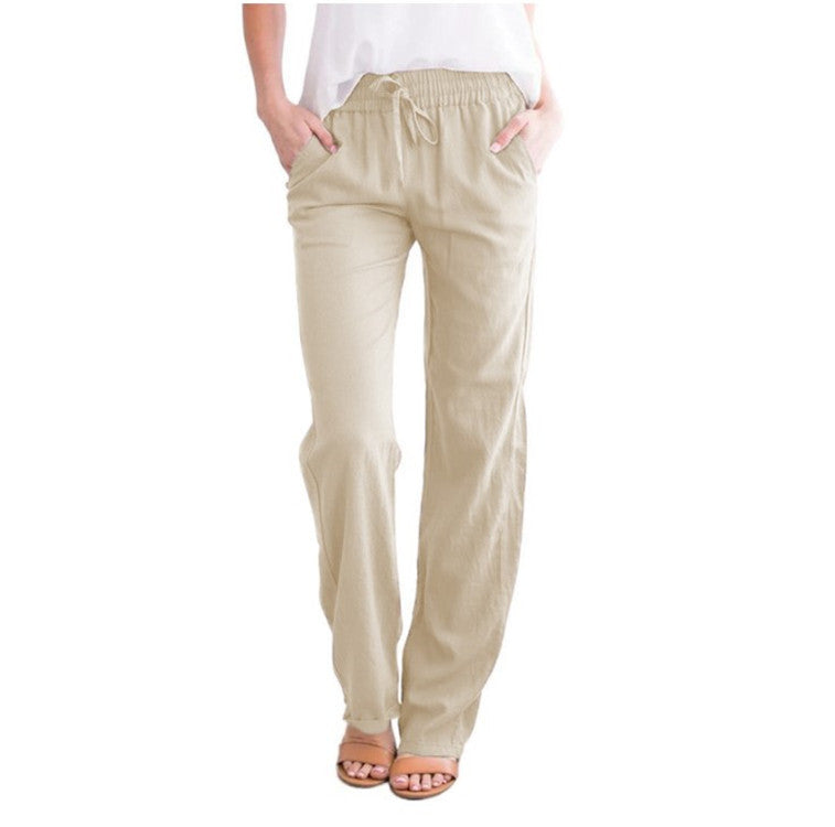 Élise – Pantalon de détente confortable et respirant avec ceinture élastique pour un confort optimal