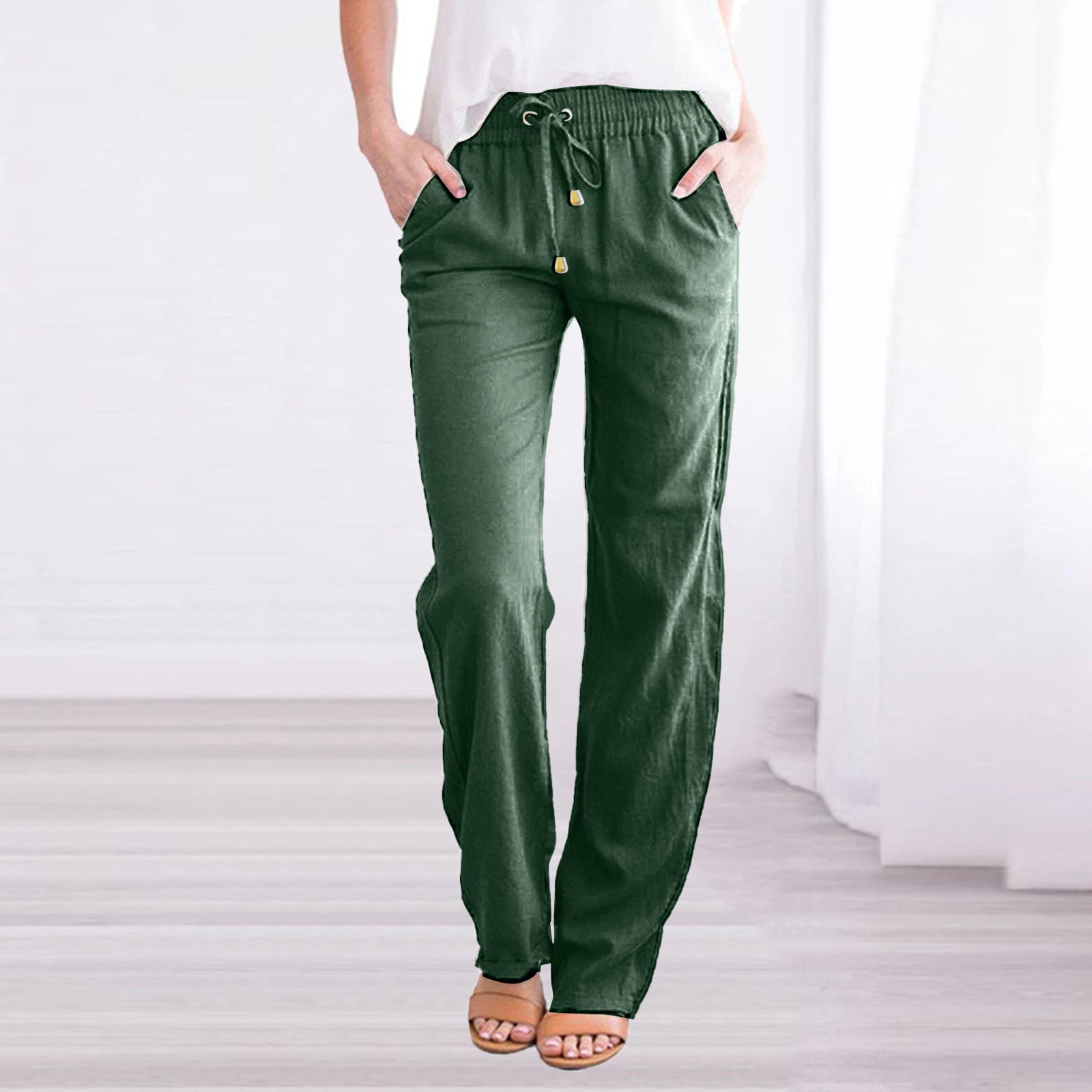 Élise – Pantalon de détente confortable et respirant avec ceinture élastique pour un confort optimal