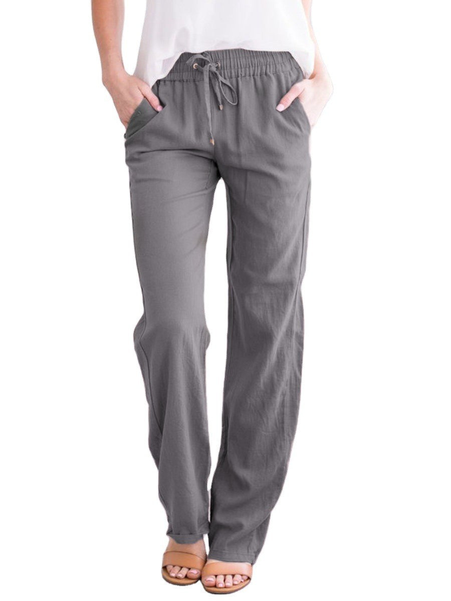 Élise – Pantalon de détente confortable et respirant avec ceinture élastique pour un confort optimal